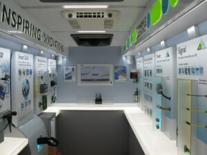 mobile marketing vehicle interior
