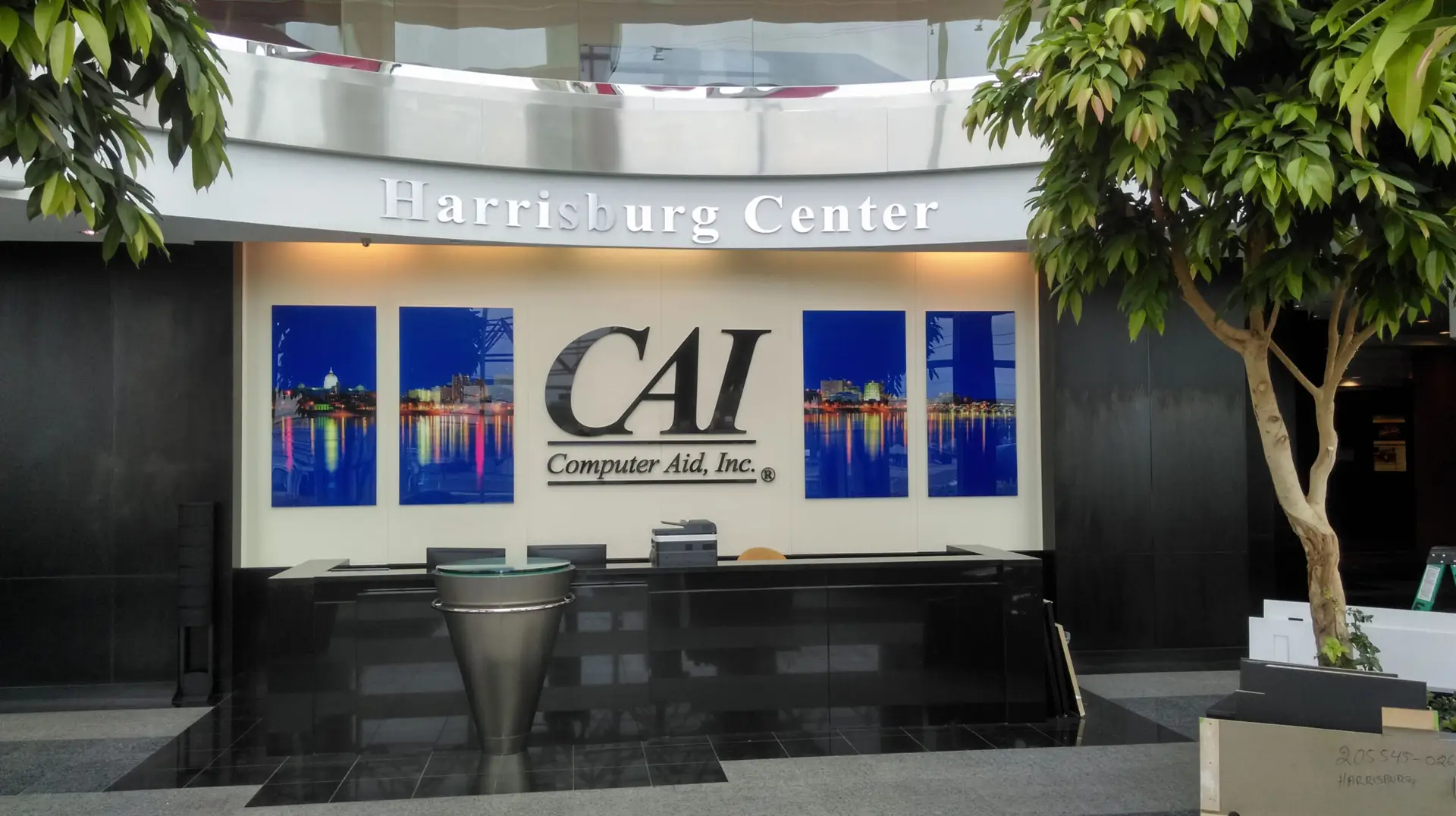 branding your lobby Exhibit Studios Make a Great First Impression by Branding Your Lobby