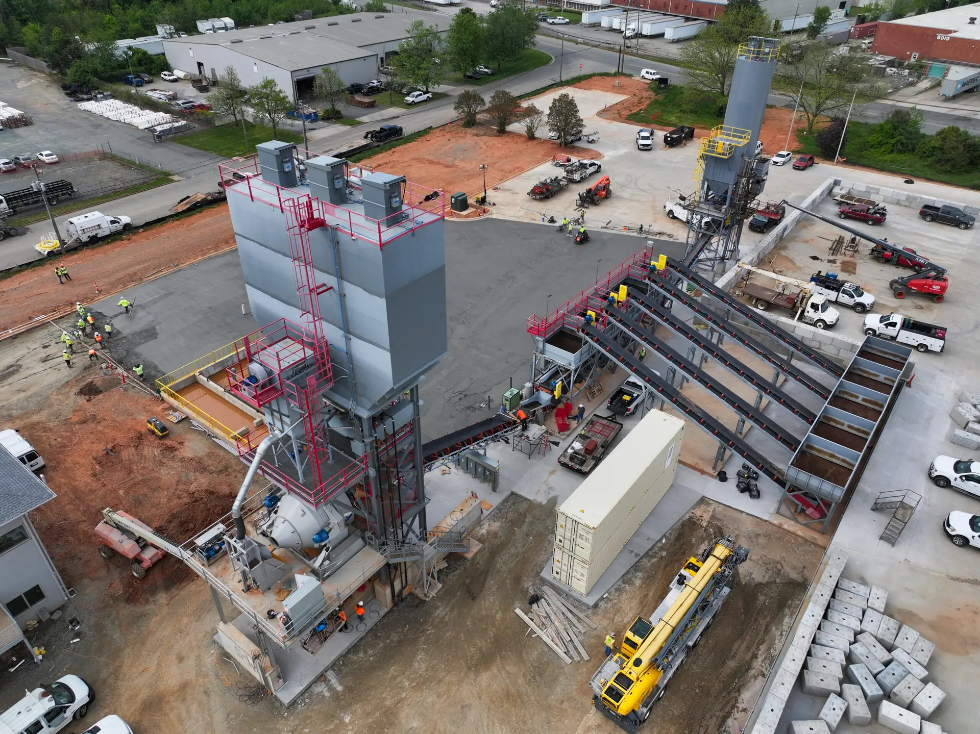 Where Concrete Meets Creativity Exhibit Studios drone photography Treyco Manufacturing Drone Photography